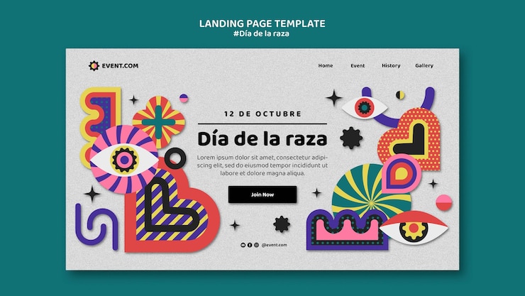 PSD gratuito diseño de plantillas de dia de la raza
