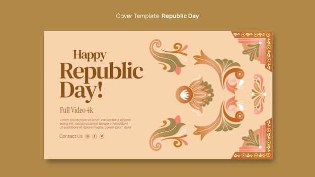 Diseño de plantillas para el día de la República