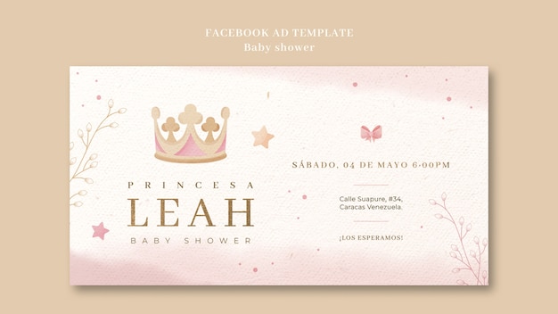 Diseño de plantillas para la ducha de bebé