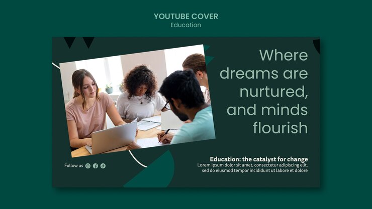 PSD gratuito diseño de plantillas de educación