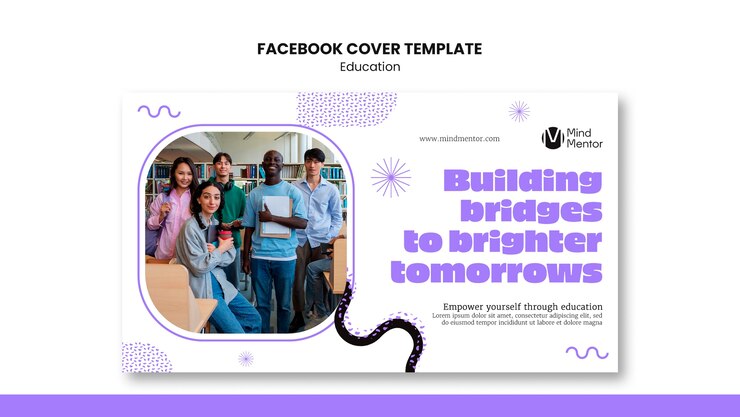 PSD gratuito diseño de plantillas educativas