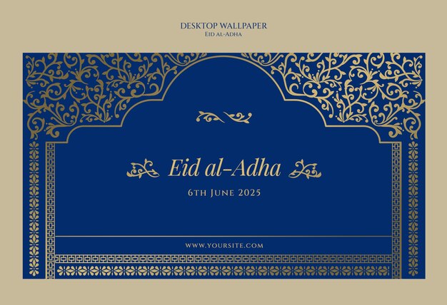 Diseño de plantillas para el Eid al-adha