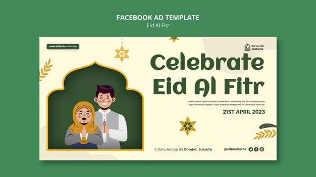 Diseño de plantillas para el Eid al-fitr