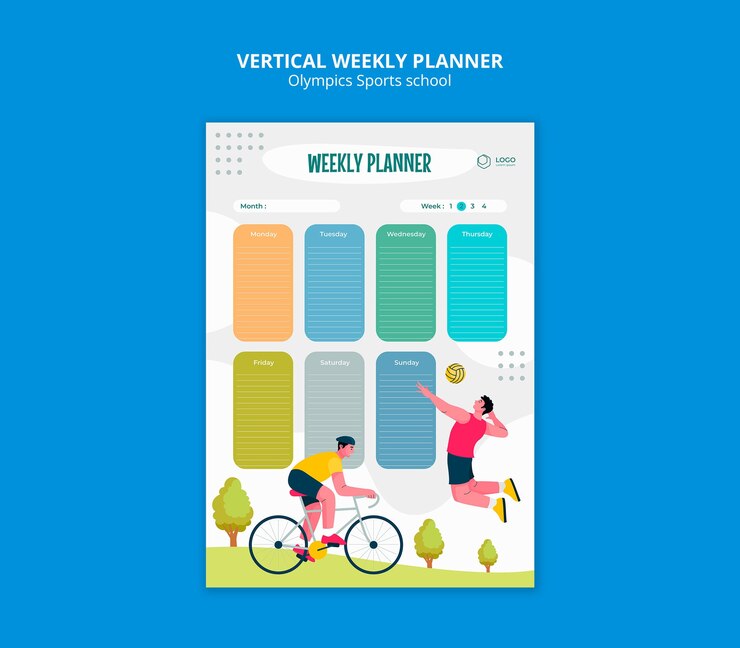 PSD gratuito diseño de plantillas de escuelas deportivas olímpicas