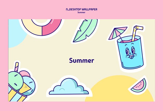 Diseño de plantillas para fiestas de verano