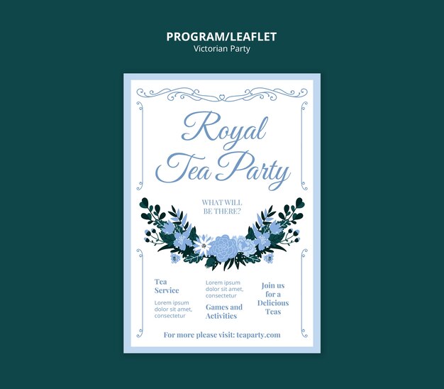 Diseño de plantillas de fiestas victorianas