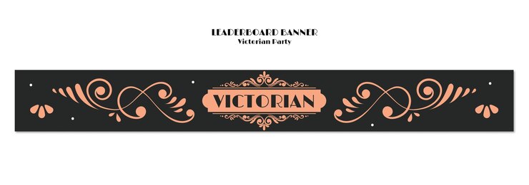 PSD gratuito diseño de plantillas de fiestas victorianas