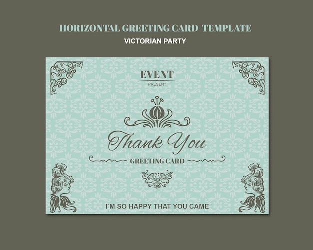 Diseño de plantillas de fiestas victorianas