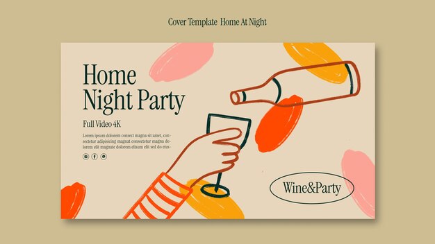 Diseño de plantillas para fiestas de vino