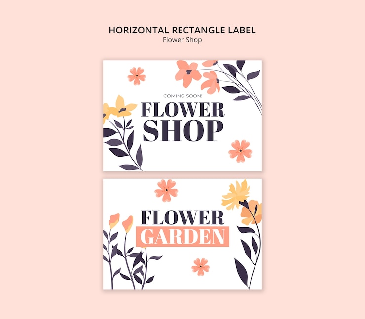 PSD gratuito diseño de plantillas de flores