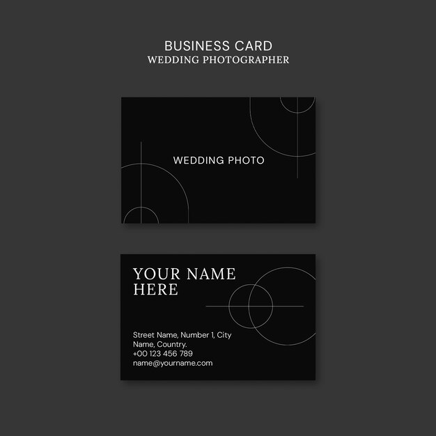 Diseño de plantillas para fotógrafos de bodas