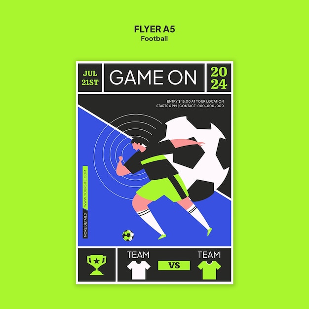 Diseño de plantillas de fútbol