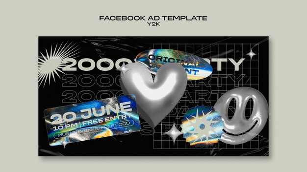 Diseño de plantillas de gradiente y2k