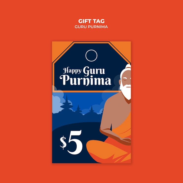 PSD gratuito diseño de plantillas de guru purnima