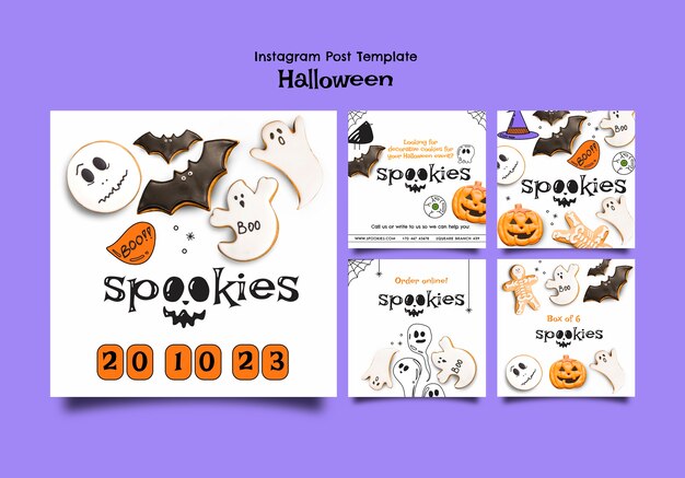 Diseño de plantillas de Halloween