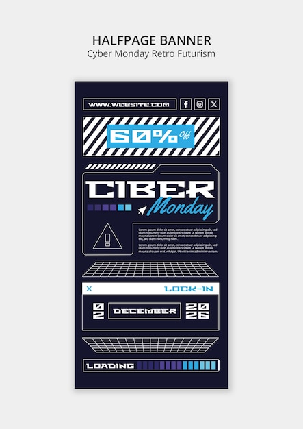 Diseño de plantillas para el lunes cibernético