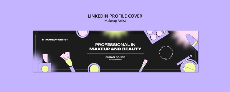 PSD gratuito diseño de plantillas de maquilladores