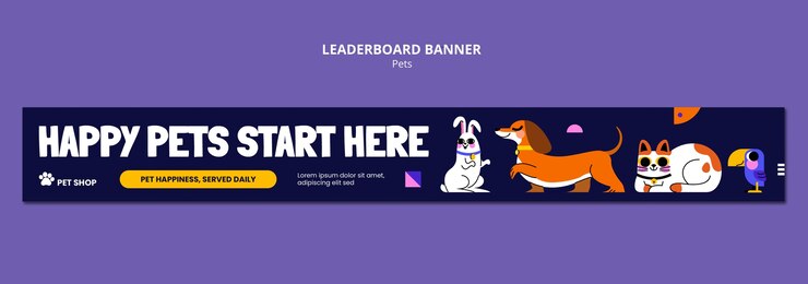 PSD gratuito diseño de plantillas para mascotas