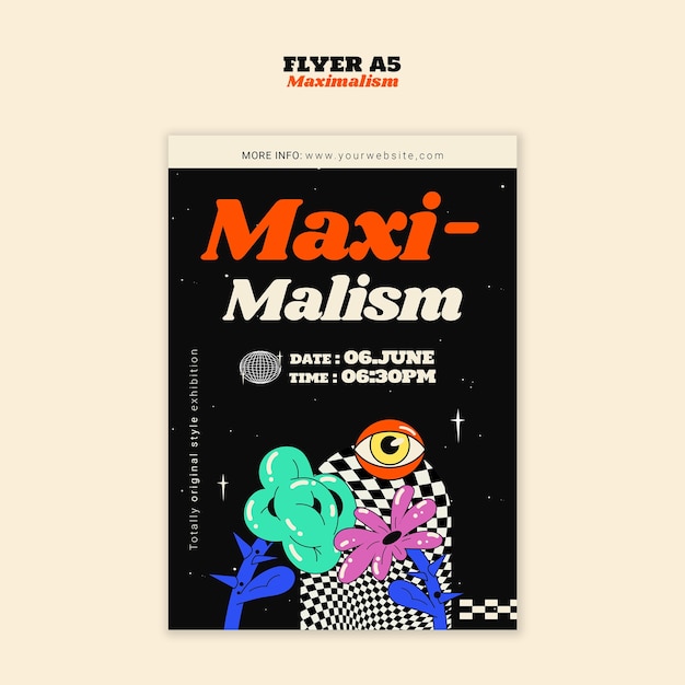 Diseño de plantillas de maximalismo