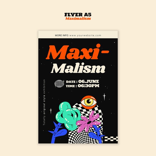 Diseño de plantillas de maximalismo