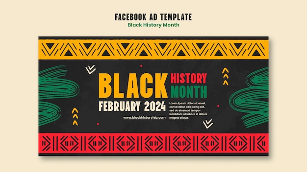 Diseño de plantillas del mes de la historia negra