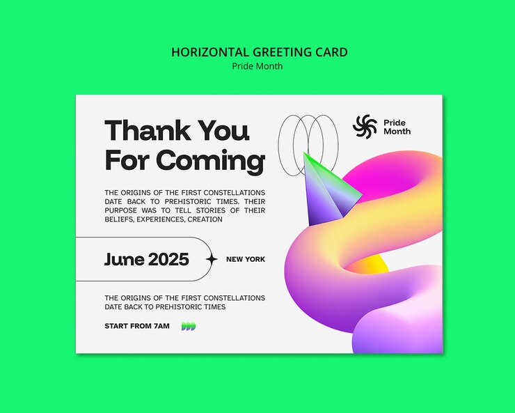 PSD gratuito diseño de plantillas para el mes del orgullo