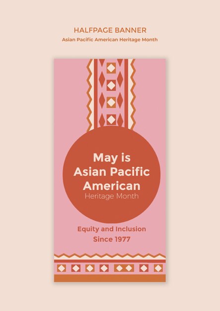 Diseño de plantillas del Mes del Patrimonio Asiático Pacífico Americano