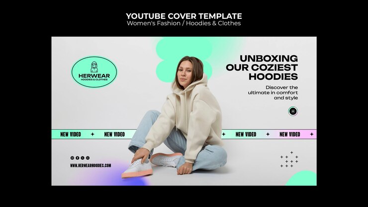 PSD gratuito diseño de plantillas de moda femenina.