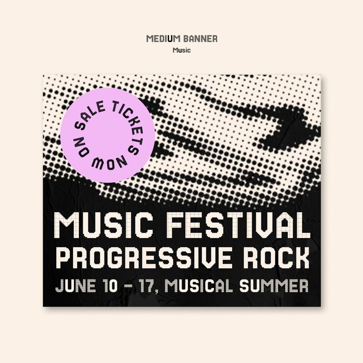 PSD gratuito diseño de plantillas de música