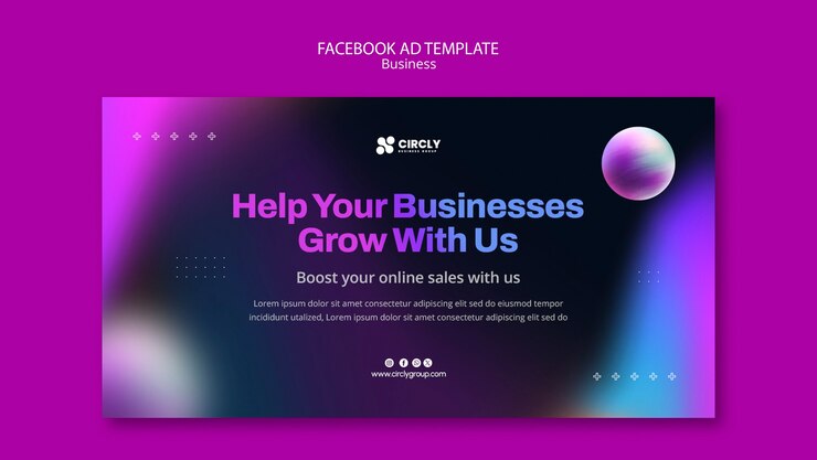 PSD gratuito diseño de plantillas de negocios de diseño plano