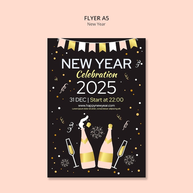 Diseño de plantillas para el nuevo año