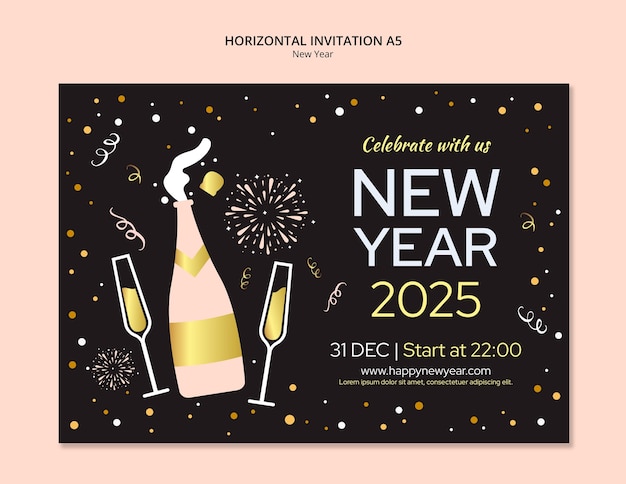 Diseño de plantillas para el nuevo año