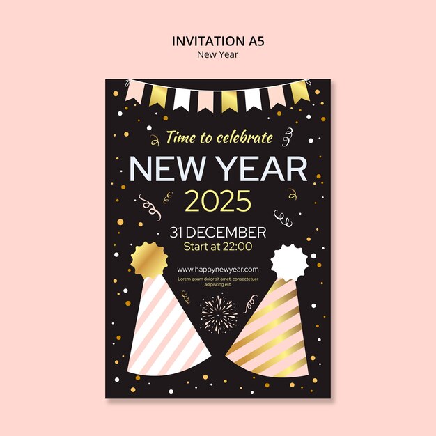 Diseño de plantillas para el nuevo año