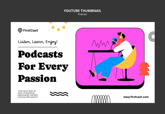 Diseño de plantillas de podcast