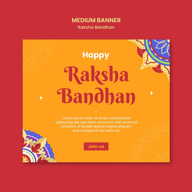 Diseño de plantillas de Raksha bandhan