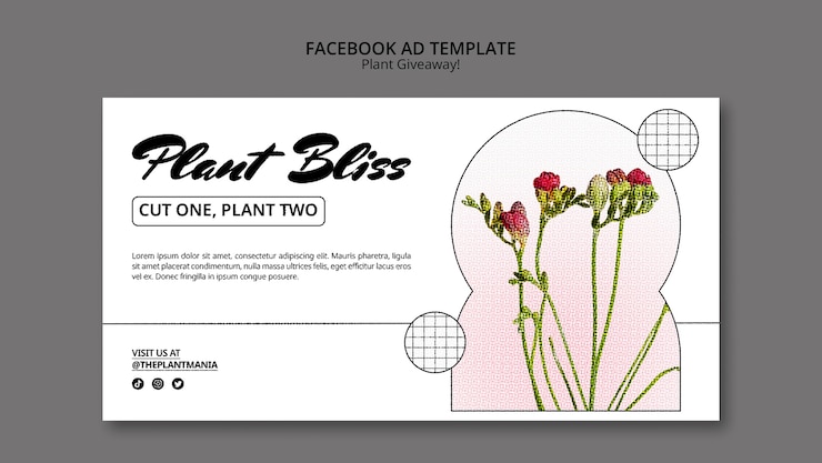 PSD gratuito diseño de plantillas de regalos para las redes sociales