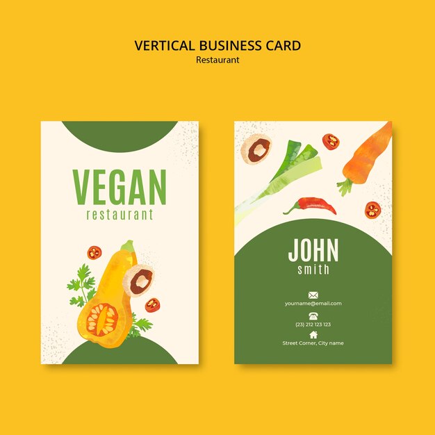 Diseño de plantillas de restaurantes