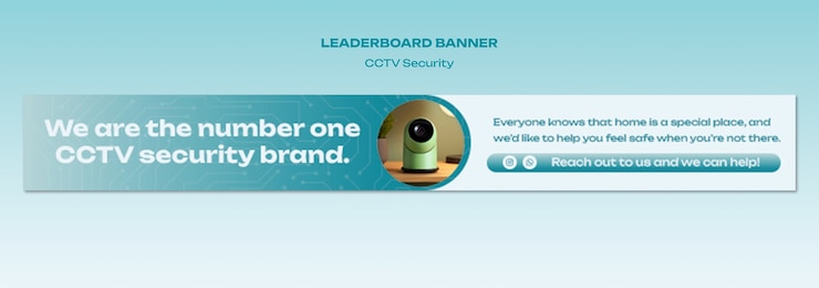 PSD gratuito diseño de plantillas de seguridad de cctv