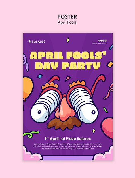 Diseño de plantillas para los tontos de abril