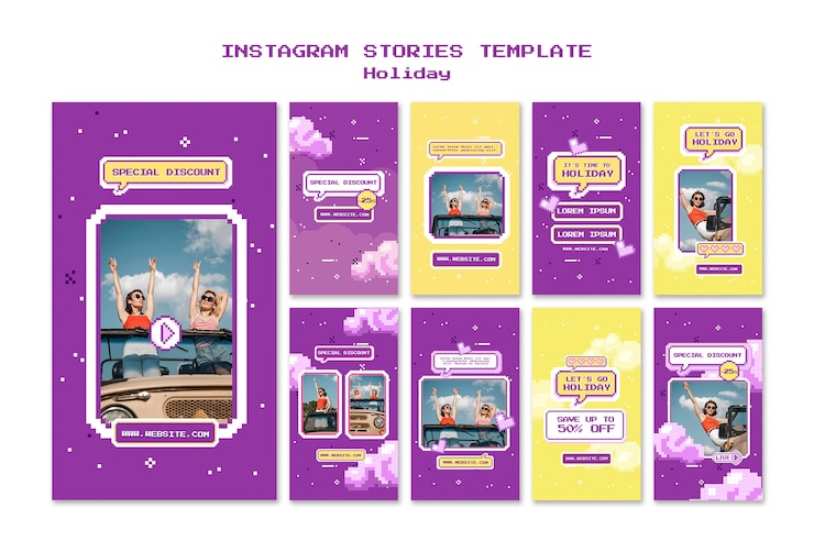 PSD gratuito diseño de plantillas de vacaciones