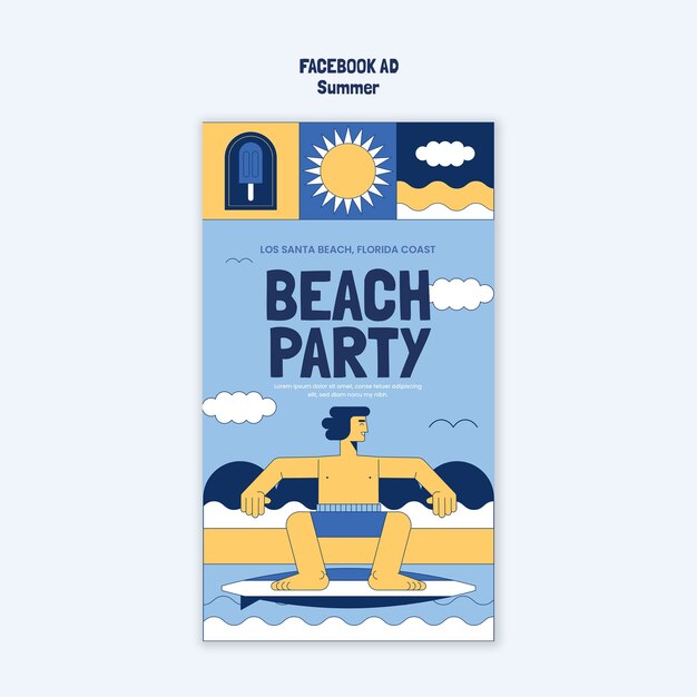 Diseño de plantillas de verano