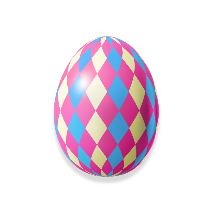 PSD gratuito diseño realista de ilustración de huevo de pascua
