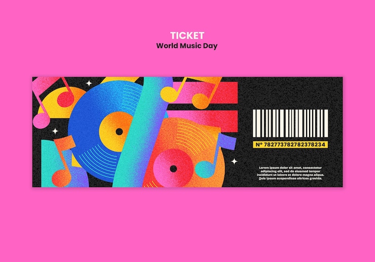 PSD gratuito diseño temaplte del día mundial de la música