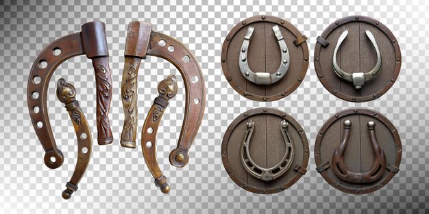 Diseños y accesorios decorativos de zapatillas para caballos