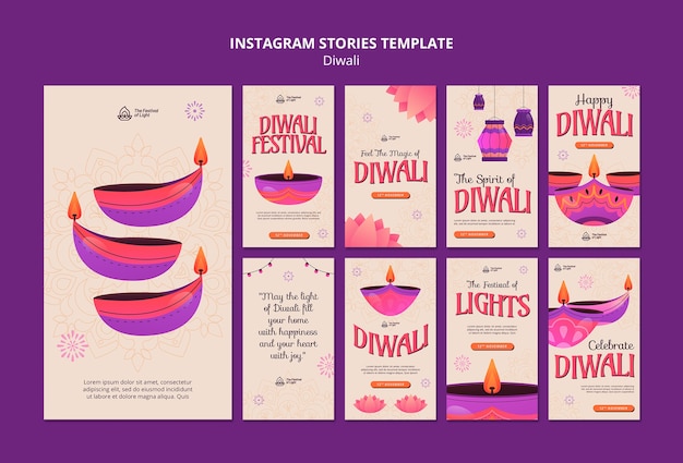 Gratis PSD diwali-sjabloonontwerp