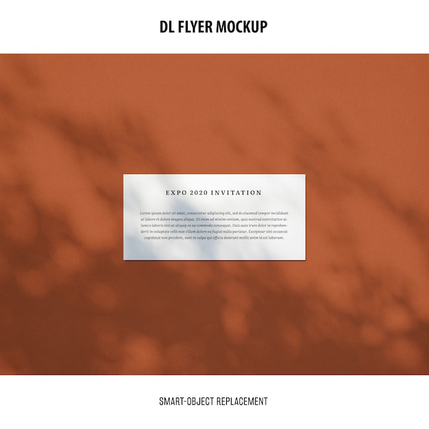 Gratis PSD dl flyer mockup