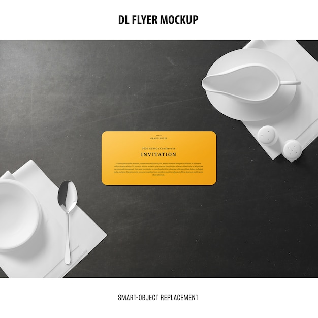 DL Flyer Mockup