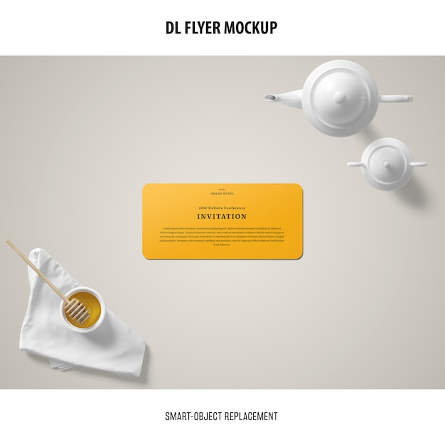 Gratis PSD dl flyer mockup