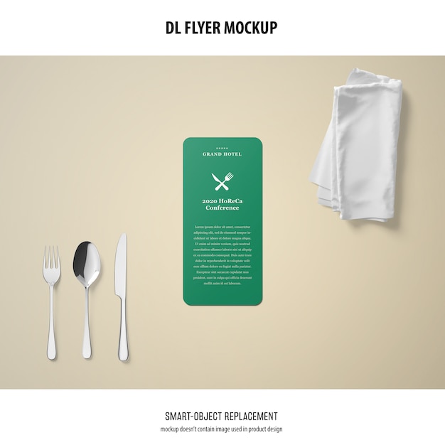 DL Flyer Mockup