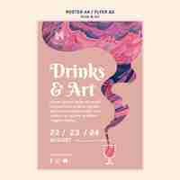 Gratis PSD drankjes & art poster